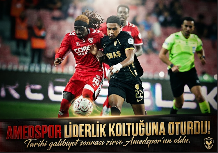 Amedspor Liderlik Koltuğuna Oturdu!
