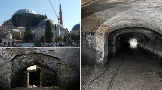 Ayasofya'nın altındaki devasa tünellerin bir sırrı daha çözüldü!