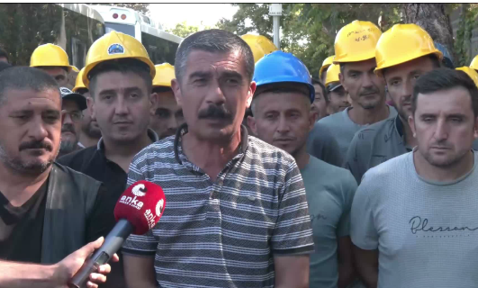 Bağımsız Maden-İş Bakanlık Önünde: "Eylemimiz Türkiye İşçi Sınıfının Eylemidir"