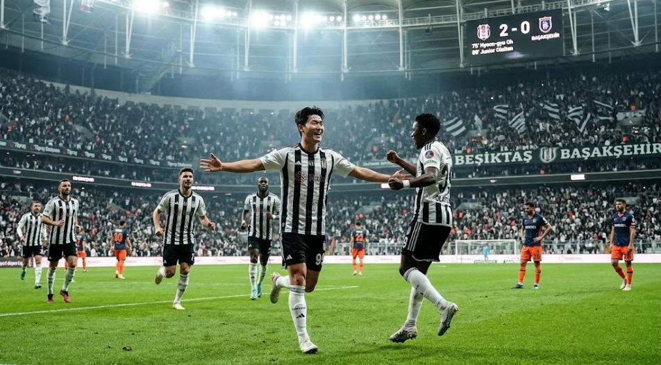 Beşiktaş, sahasında Başakşehir'i 2-0 mağlup etti.