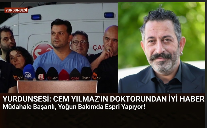 Cem Yılmaz’ın Doktorundan İyi Haber: Müdahale Başarılı, Yoğun Bakımda Espri Yapıyor!