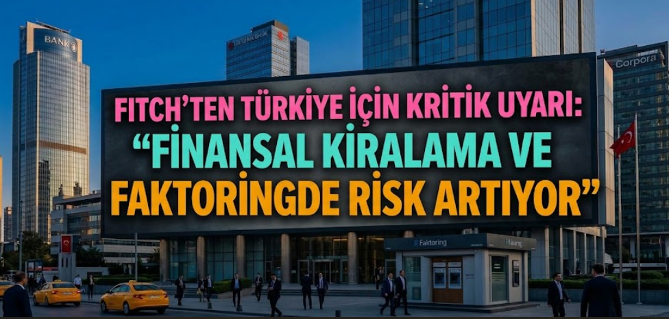 Fitch'ten Türkiye İçin Kritik Uyarı: Finansal Kiralama ve Faktoringde Risk Artıyor