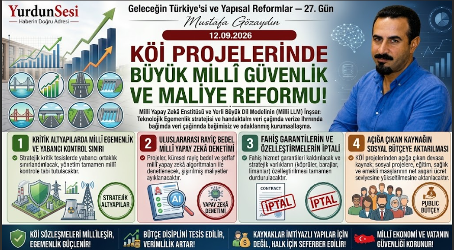 Geleceğin Türkiye'si ve Yapısal Reformlar — 27. Gün KÖİ Projelerinde Büyük Millî Güvenlik ve Maliye Reformu!