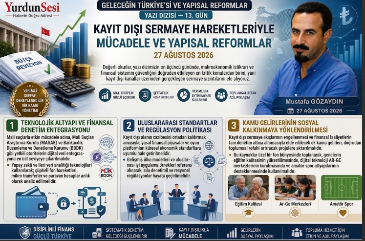 GELECEĞİN TÜRKİYE’Sİ VE YAPISAL REFORMLAR (YAZI DİZİSİ — 13. GÜN)