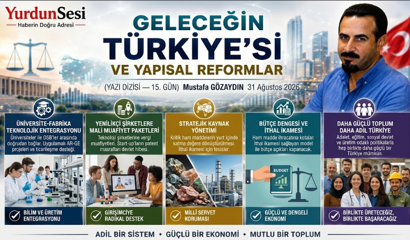 GELECEĞİN TÜRKİYE’Sİ VE YAPISAL REFORMLAR (YAZI DİZİSİ — 15. GÜN)