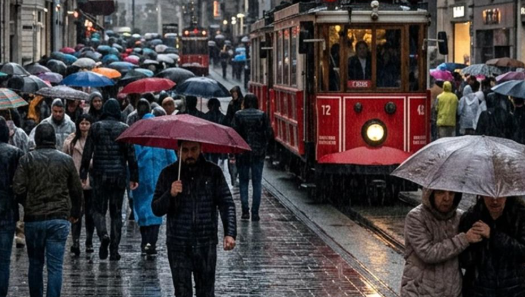 İstanbul'a sağanak yağış geliyor!