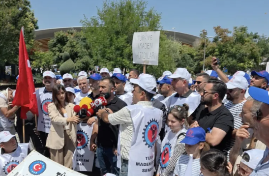 Maden işçileri Ankara'da yürüdü