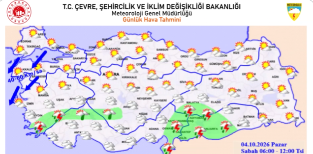 MGM'den Son Dakika Uyarısı: 28 İlde Sağanak Yağış ve Fırtına Geliyor!