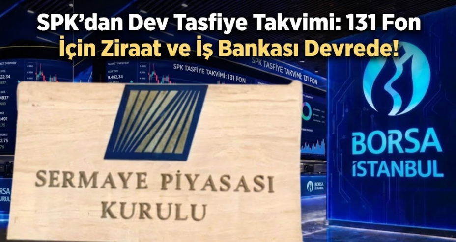 SPK'dan Dev Tasfiye Takvimi: 131 Fon İçin Ziraat ve İş Bankası Devrede!