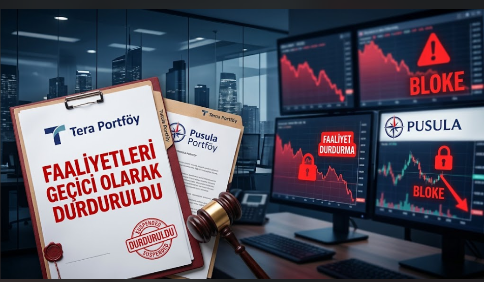 SPK'dan İki Portföy Şirketinin Faaliyetlerini Durdurdu!