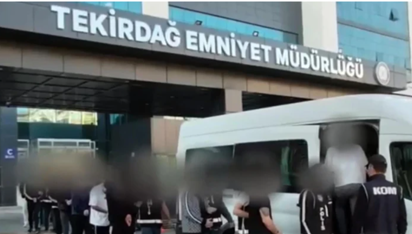 Tekirdağ Merkezli 4 İlde Organize Suç Çetesine Dev Operasyon: 8 Tutuklama!