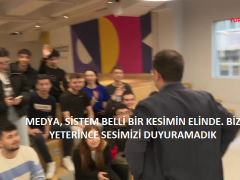 “MEDYA, SİSTEM BELLİ BİR KESİMİN ELİNDE. BİZ YETERİNCE SESİMİZİ DUYURAMADIK”