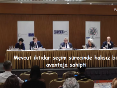 “Mevcut iktidar seçim sürecinde haksız bir avantaja sahipti”