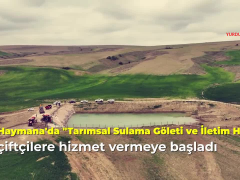 ANKARA BÜYÜKŞEHİR BELEDİYESİ, ‘TARIMSAL SULAMA GÖLETİ VE İLETİM HATTI PROJESİ’Nİ YAŞAMA GEÇİRDİ…