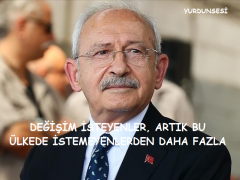 “DEĞİŞİM İSTEYENLER, ARTIK BU ÜLKEDE İSTEMEYENLERDEN DAHA FAZLA”