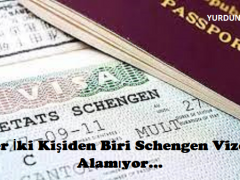 Her İki Kişiden Biri Schengen Vizesi Alamıyor…