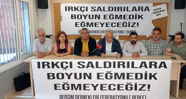 DEDEF’TEN CAN DERSİM TUNCELİLER OTOBÜSÜNE YAPILAN SALDIRIYA TEPKİ: