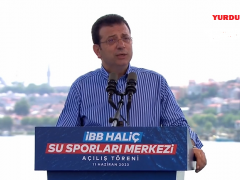 EKREM İMAMOĞLU, HALİÇ’TEKİ SU SPORLARI MERKEZİ’Nİ HİZMETE AÇTI