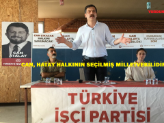 ERKAN BAŞ: CAN, HATAY HALKININ SEÇİLMİŞ MİLLETVEKİLİDİR