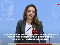 E-SİGARA VE PUFF BAR UYARISI: GENÇLER ARASINDA HIZLA YAYILAN PUFF BAR İÇİN İKTİDAR HİÇBİR ÖNLEYİCİ, DENETLEYİCİ FAALİYETTE BULUNMUYOR.