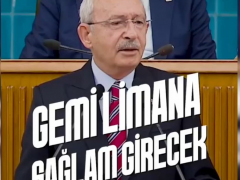 GEMİYİ LİMANA SAĞLAM GÖTÜRMEK KAPTANIN GÖREVİDİR