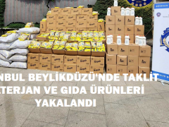 İSTANBUL BEYLİKDÜZÜ’NDE TAKLİT DETERJAN VE GIDA ÜRÜNLERİ YAKALANDI