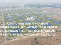 CUMHURBAŞKANI’NIN YATIRIM PROGRAMINA ALDIĞI ARITMA TESİSİ PROJESİ İÇİN BULUNAN KREDİ, ABB MECLİSİ’NDE AKP VE MHP’Lİ ÜYELERİN OYLARIYLA REDDEDİLDİ