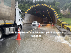 Bolu Dağı Tüneli’nin İstanbul yönü ulaşıma kapandı