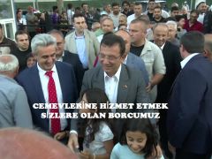 İMAMOĞLU: “CEMEVLERİNE HİZMET ETMEK SİZLERE OLAN BORCUMUZ”