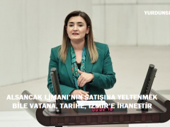 “ALSANCAK LİMANI’NIN SATIŞINA YELTENMEK BİLE VATANA, TARİHE, İZMİR’E İHANETTİR”