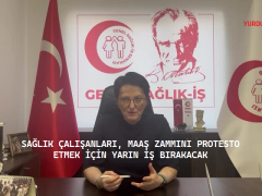 SAĞLIK ÇALIŞANLARI, MAAŞ ZAMMINI PROTESTO ETMEK İÇİN YARIN İŞ BIRAKACAK