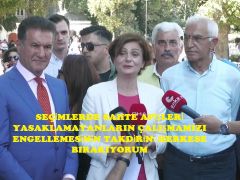 KAFTANCIOĞLU, “ “SEÇİMLERDE SAHTE AFİŞLERİ YASAKLAMAYANLARIN ÇALIŞMAMIZI ENGELLEMESİNİN TAKDİRİNİ HERKESE BIRAKIYORUM”