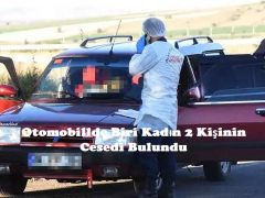 Otomobillde Biri Kadın 2 Kişinin Cesedi Bulundu