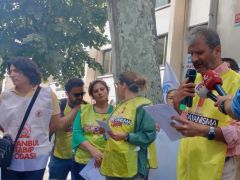 “ŞİDDETTEN BUNALMIŞ SAĞLIK ÇALIŞANLARINA BİR DE EKONOMİK ŞİDDET UYGULAMAYIN”