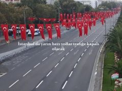 İstanbul’da yarın bazı yollar trafiğe kapalı olacak