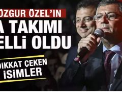 CHP’nin A Takımı Belli Oldu !