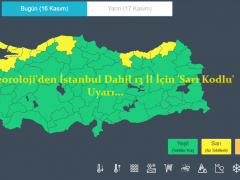 Meteoroloji’den İstanbul Dahil 13 İl İçin ‘Sarı Kodlu’ Uyarı…