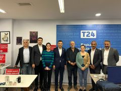 CHP İSTANBUL İL BAŞKANI ÖZGÜR ÇELİK’TEN T24’E DAYANIŞMA ZİYARETİ