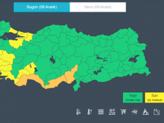 İstanbul dahil 14 il için sarı ve turuncu kodlu uyarı