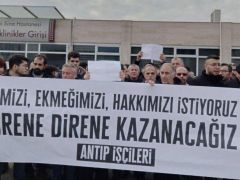 İşsiz Bırakılan 72 İşçiden Hastane Önünde Protesto