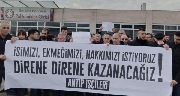 İşsiz Bırakılan 72 İşçiden Hastane Önünde Protesto
