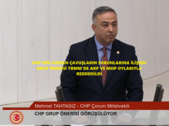 CHP’NİN UZMAN ÇAVUŞLARIN SORUNLARINA İLİŞKİN GRUP ÖNERİSİ TBMM’DE AKP VE MHP OYLARIYLA REDDEDİLDİ