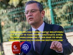 “ÇAĞLAYAN ADLİYESI ÖNÜNDE HATAY MILLETVEKİLİ CAN ATALAY’IN TAHLİYESİNİN ANAYASAYA AYKIRI BİÇİMDE ENGELLENMESİNİ TEŞHİR EDEN TİP GENEL BAŞKANI ERKAN BAŞ’IN ÇAĞRISINI DESTEKLİYORUM”