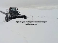 Üç ilde yüz yerleşim birimine ulaşım sağlanamıyor