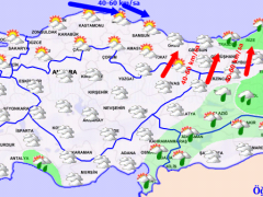 Meteoroloji’den kuvvetli yağış ve rüzgar uyarısı