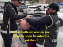 Mavi bültenle aranan suç örgütü lideri İstanbul’da yakalandı