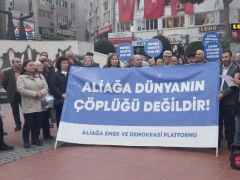 Aliağa’da asbestli gemi tepkisi: “Türkiye Avrupa’nın ve dünyanın çöplüğü değildir”