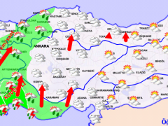 Meteoroloji’den sağanak ve fırtına uyarısı