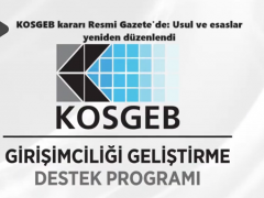 KOSGEB kararı Resmi Gazete’de: Usul ve esaslar yeniden düzenlendi