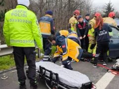 Anadolu Otoyolu Düzce geçişinde kaza